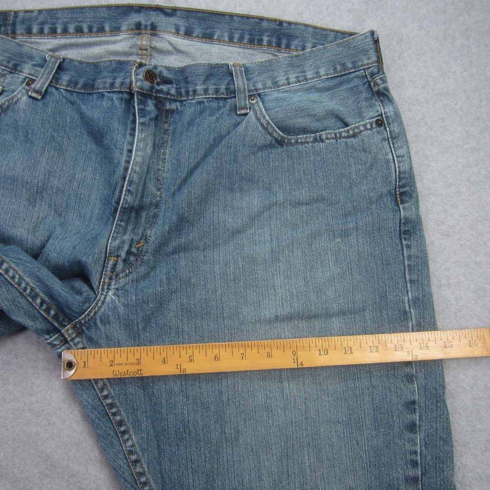 Levis 559 Jeans Mens 42x32 Blue Relaxed Straight Medium Wash Denim - Picture 10 of 16